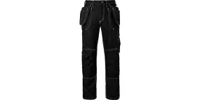 2515 Lange werkbroek, unisex, zwart, 28