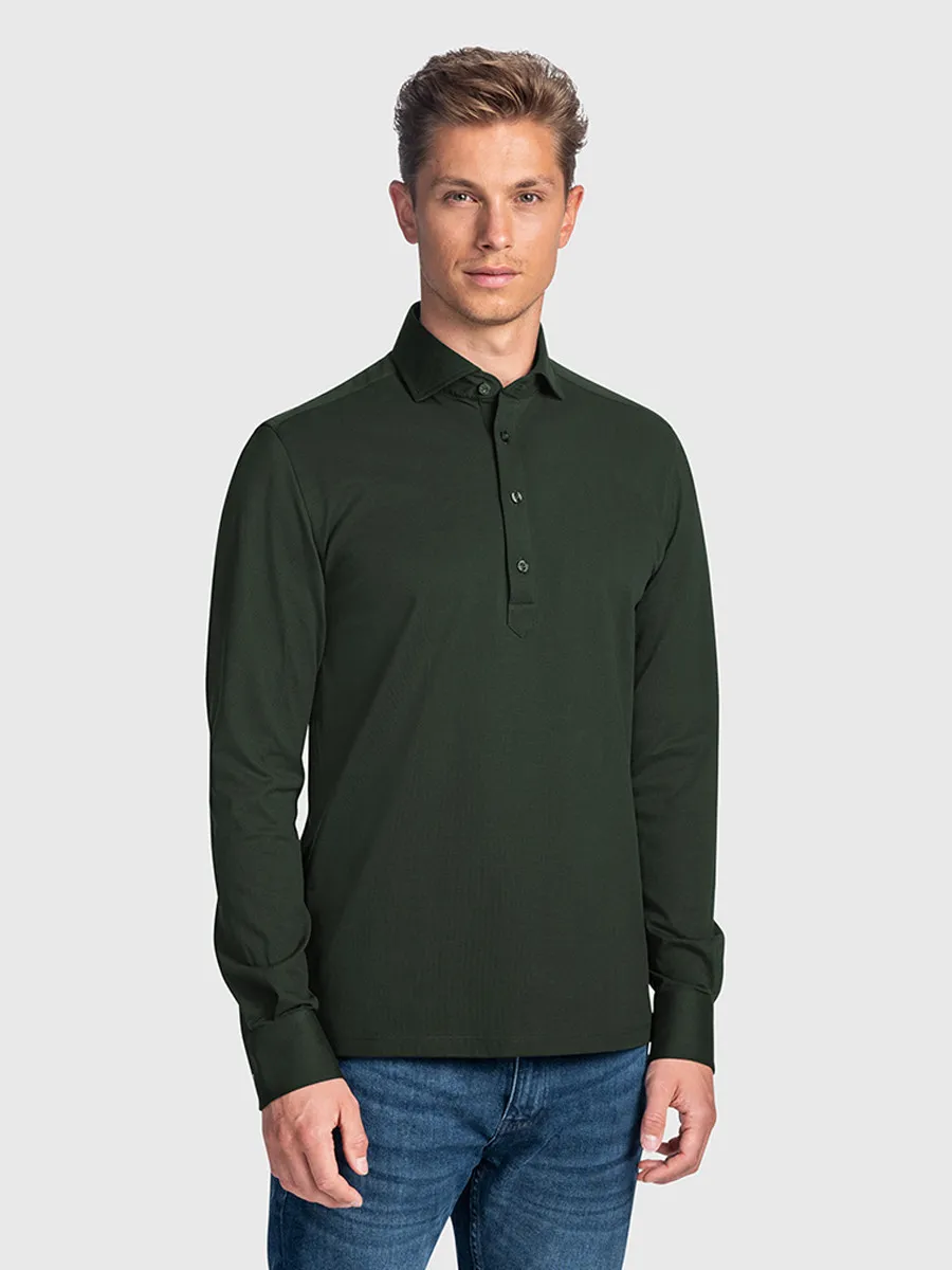 Almeria poloshirt, Midnight green