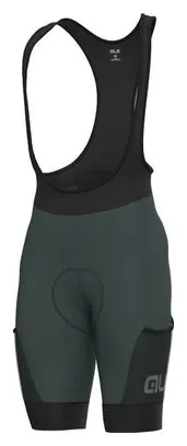 Alé Stones Cargo Bib Shorts Green