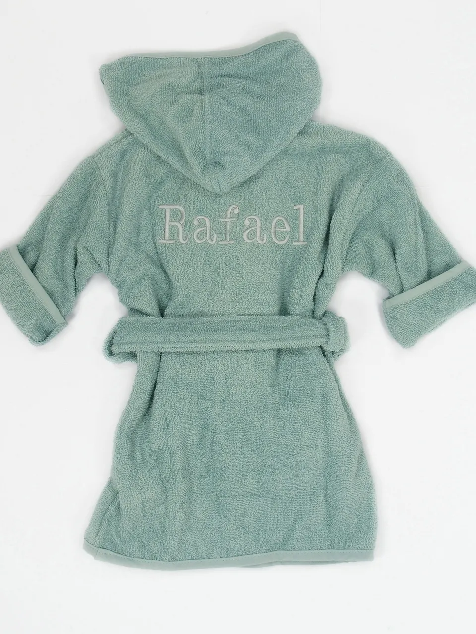 Badjas stone green 4-6 jaar