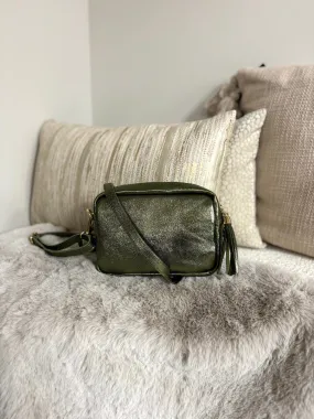 Bag - Jacky Metalic Army Green