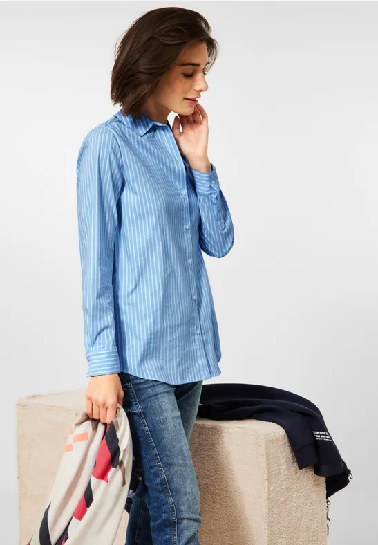CECIL Gestreepte lange blouse