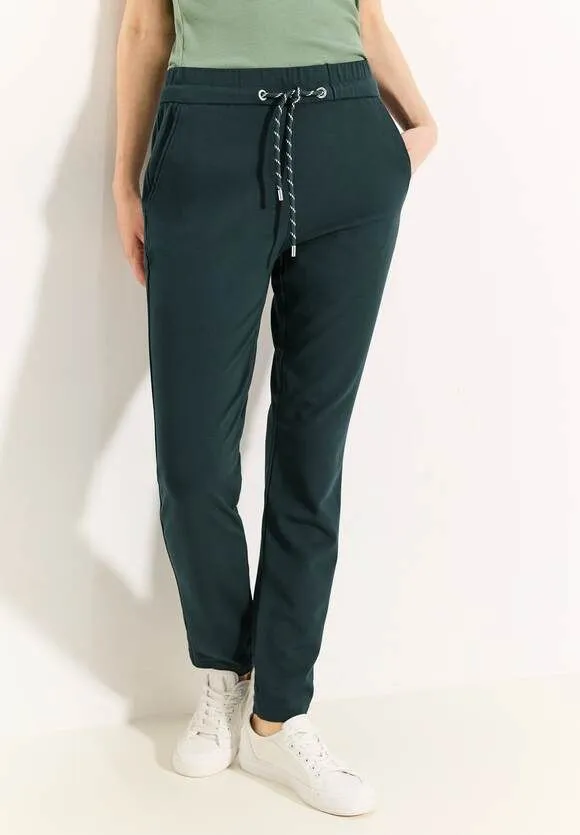  Cecil jersey broek Tracy fir green 377686 15798 