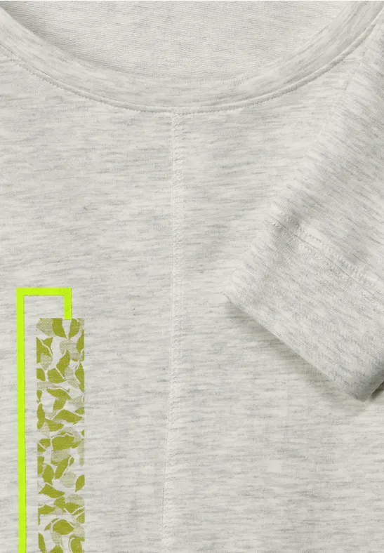 CECIL Shirt met lange mouwen en wording