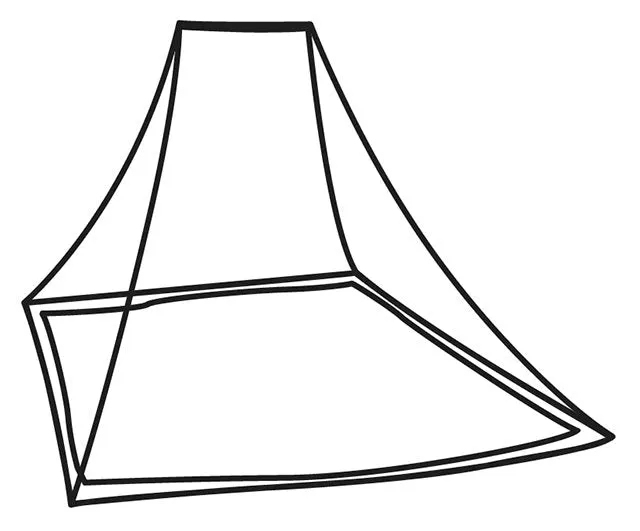 Cocoon Ultralight Outdoor Musquitonet - Double - Silt Green