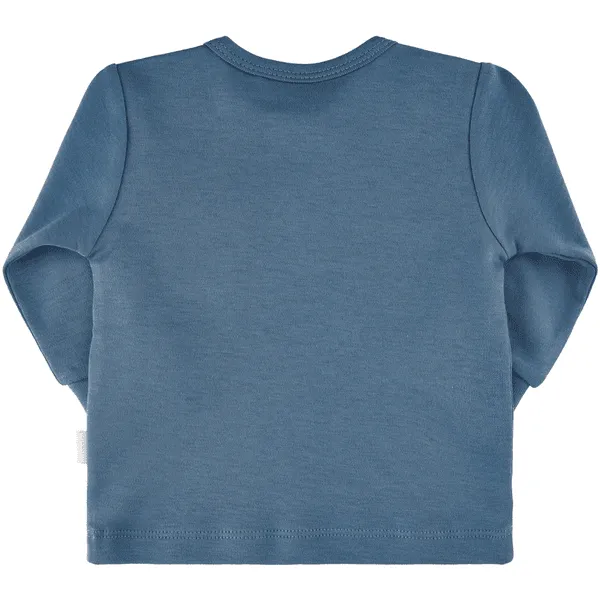FIXONI Lange Mouw Hemd China Blauw 