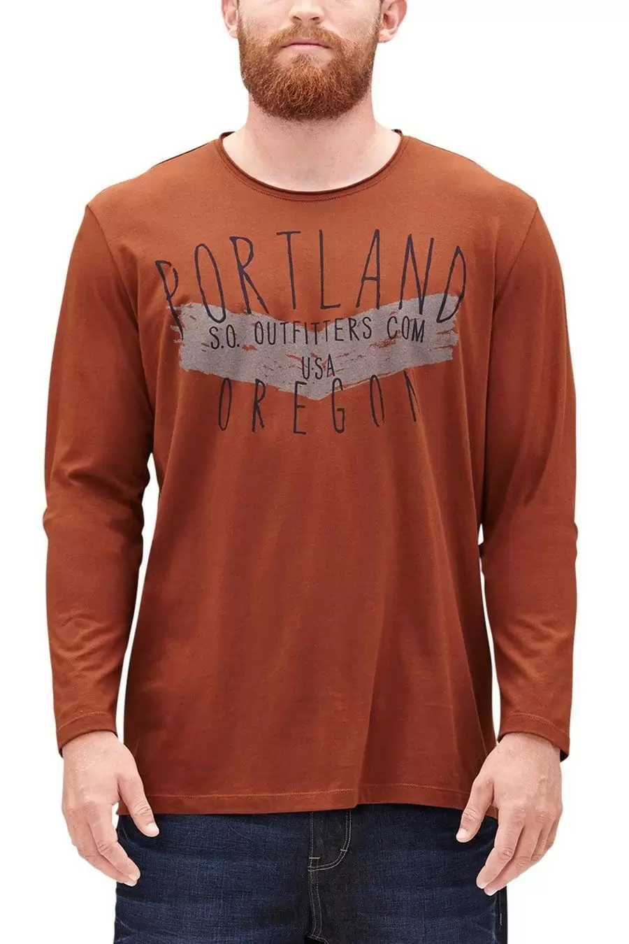 Katoenen lange mouw t-shirt van s.Oliver.