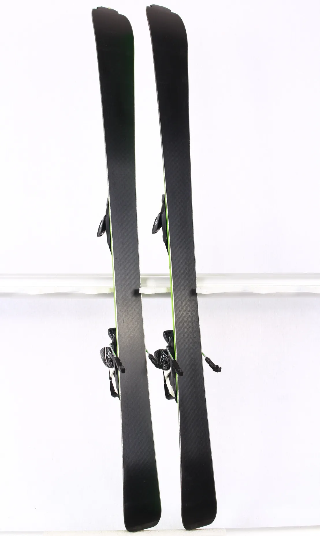 kinder ski's STOCKLI SX TEAM, green + Salomon 5