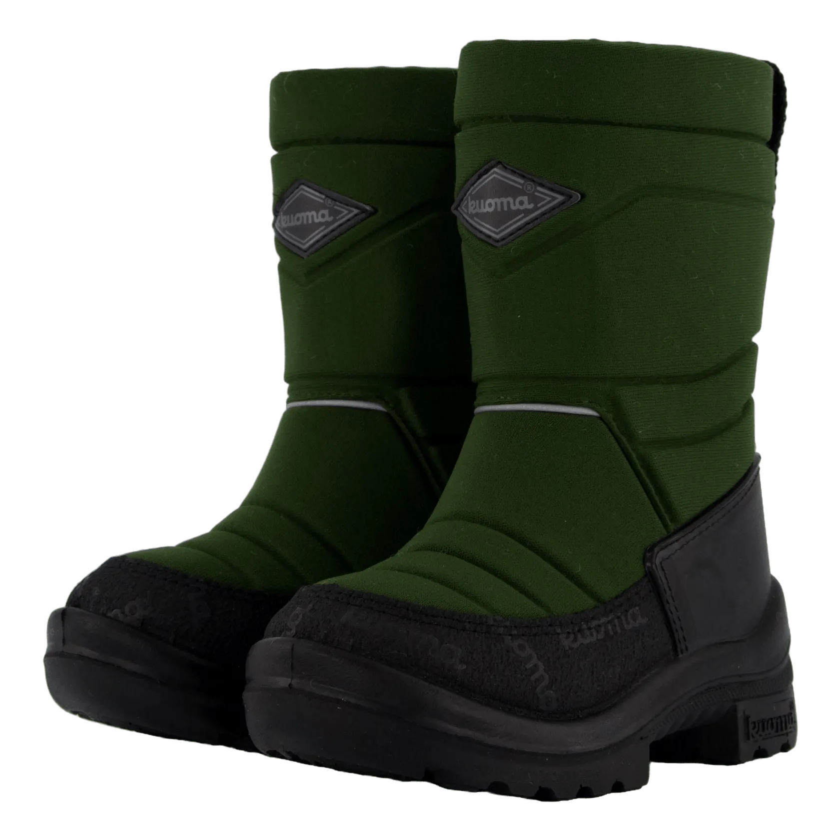 Kuoma schoenen Putkivarsi Wool Forest Green