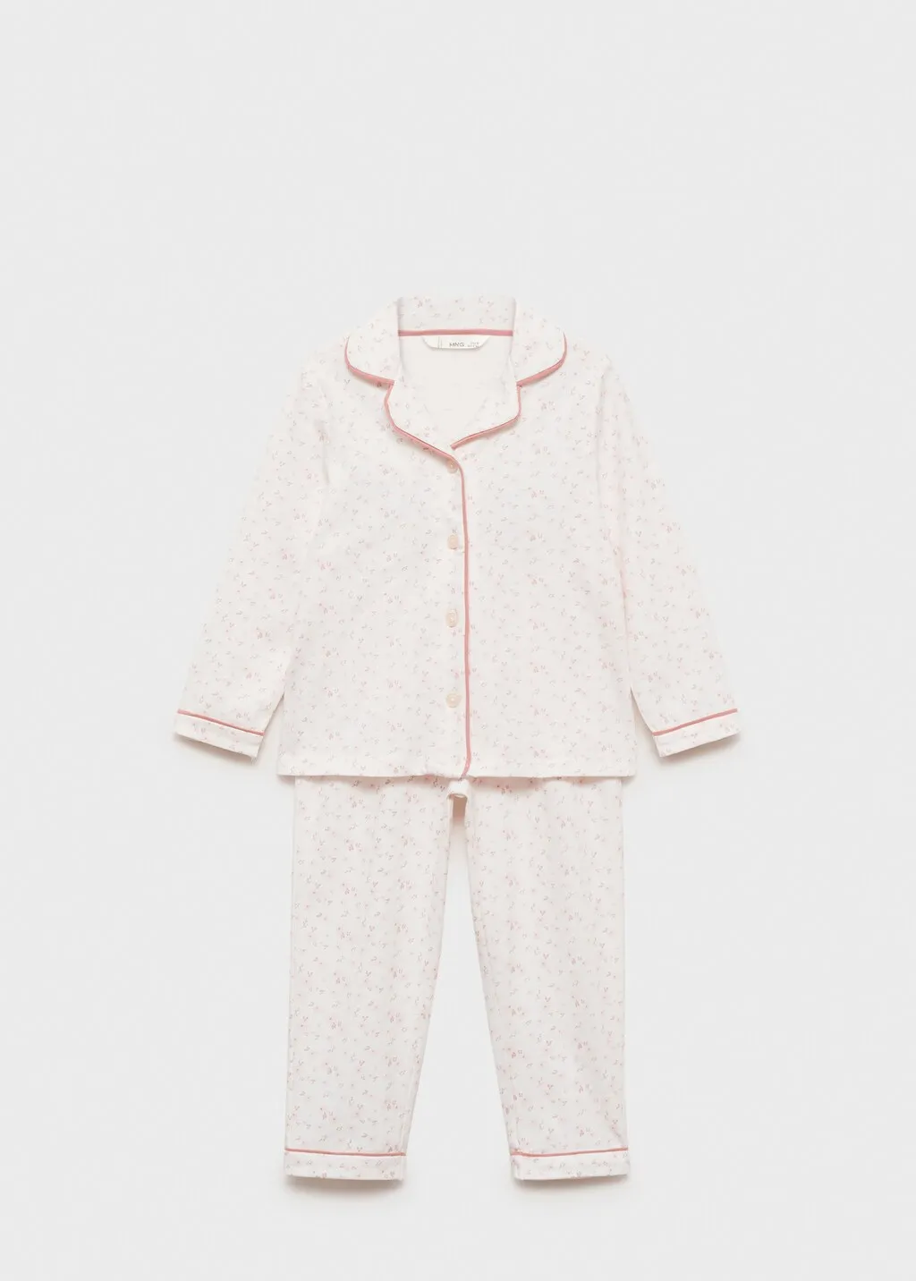 Lange katoenen pyjama met print