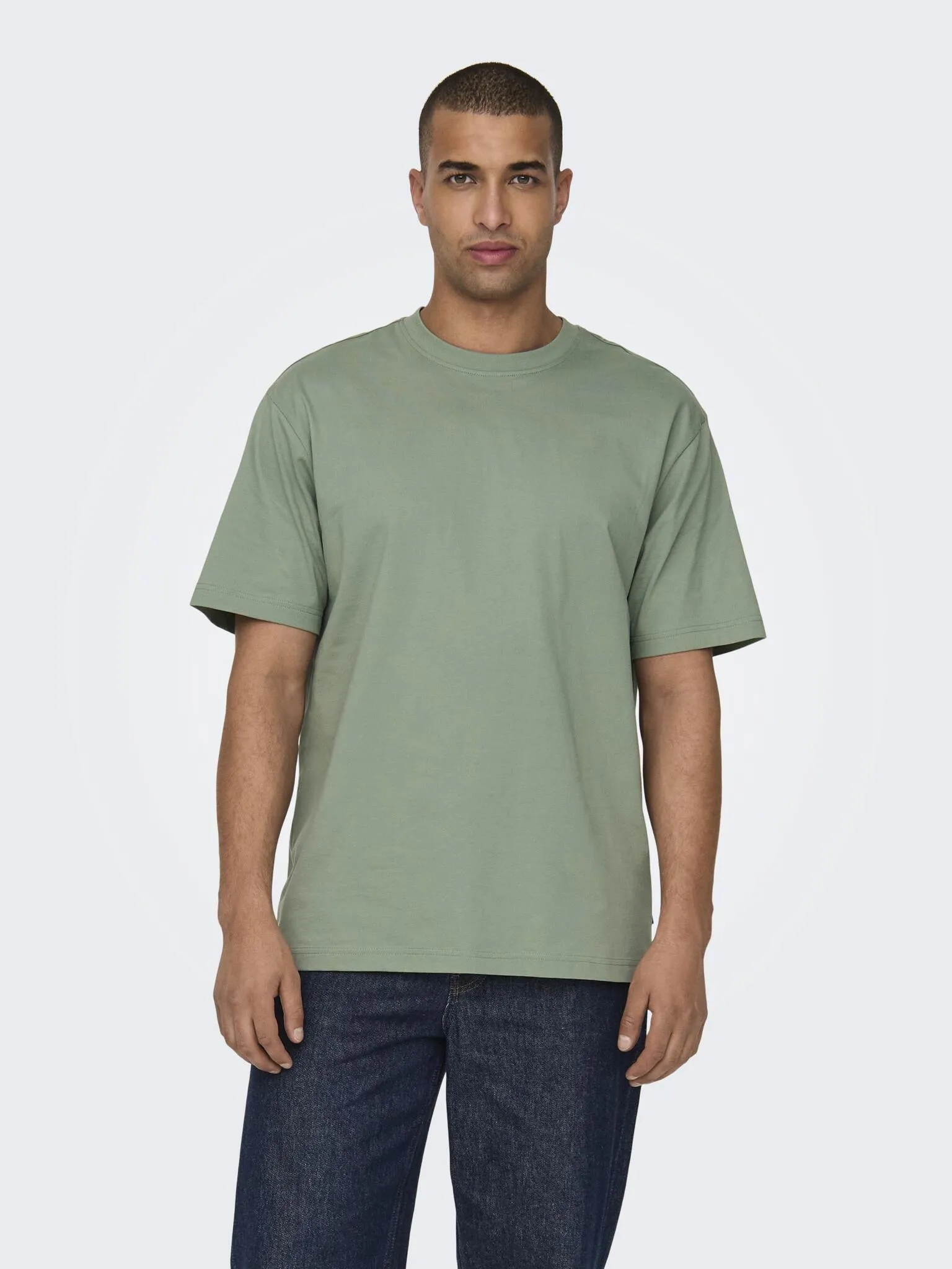 Only & Sons T-shirt OnsFred Hedge Green
