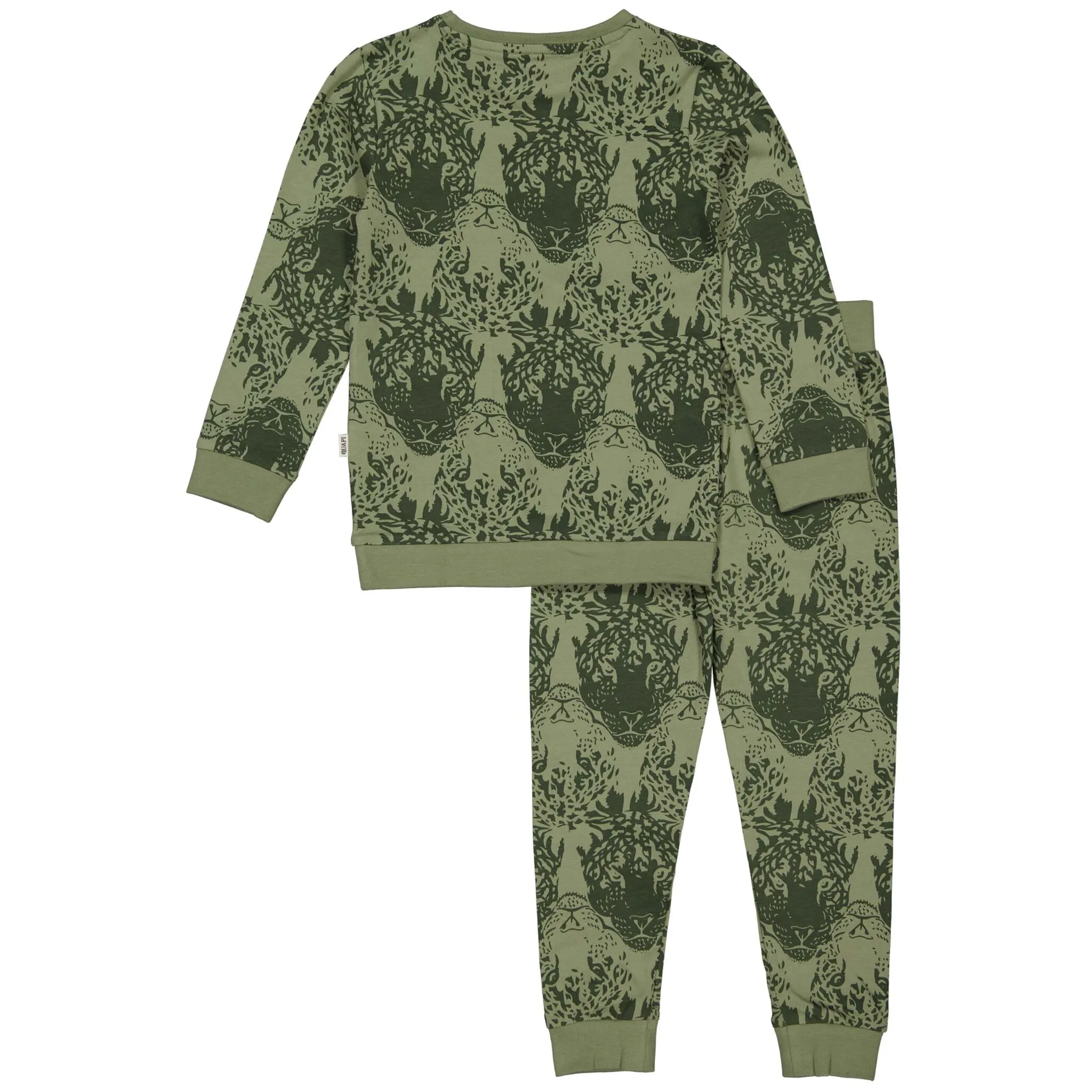 Quapi Kidswear Pyjama Green Animal
