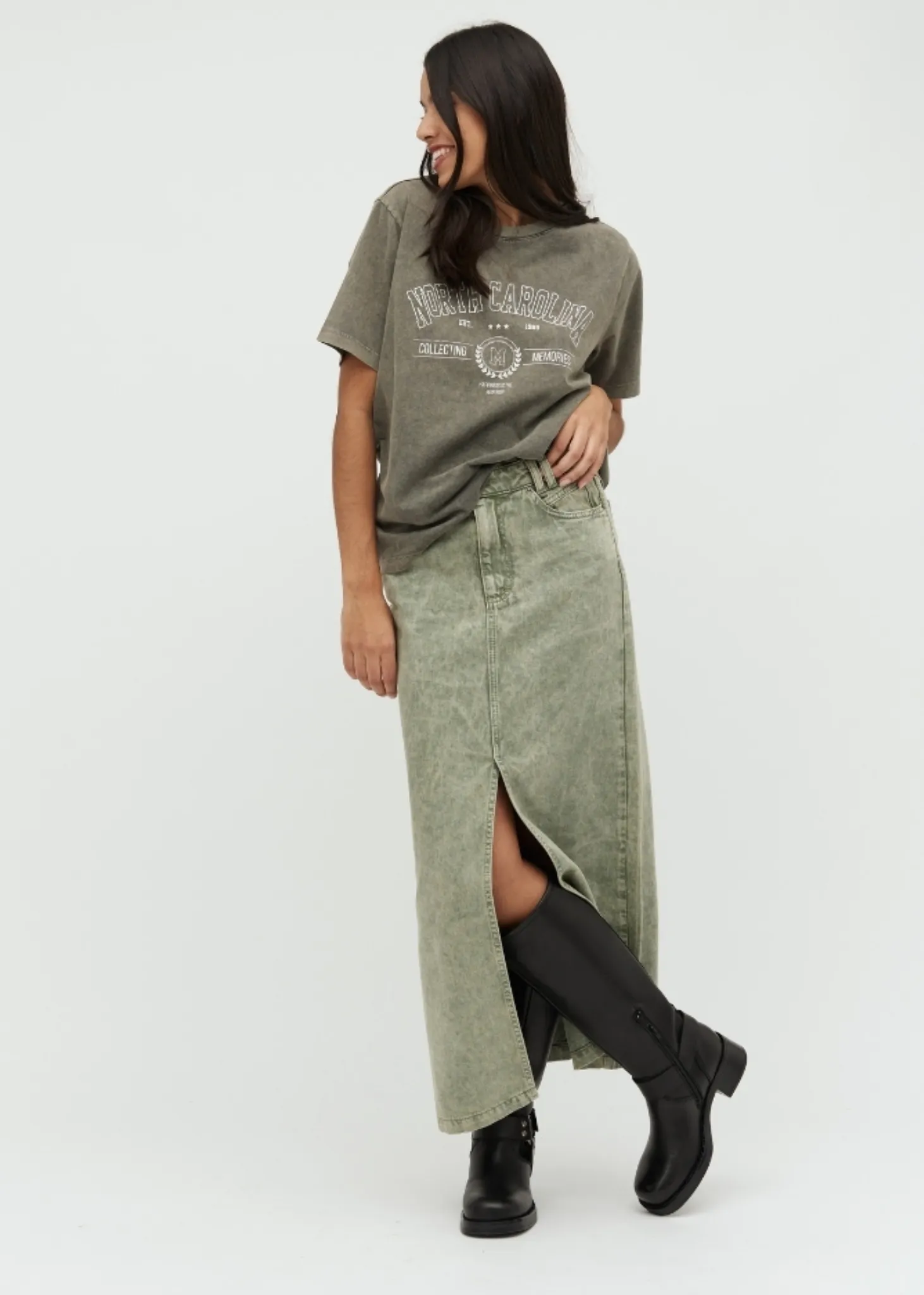 Rok Lopa Long-M Iguana Green Wash