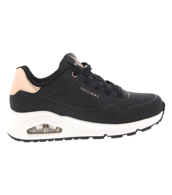 Skechers Uno Golden Air Black Sneakers Zwart