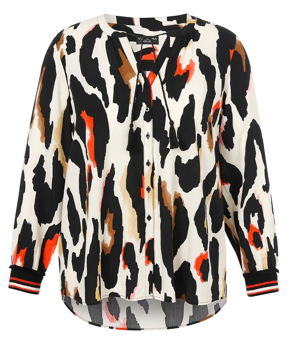 Via Appia Due    Blouse lange mouw