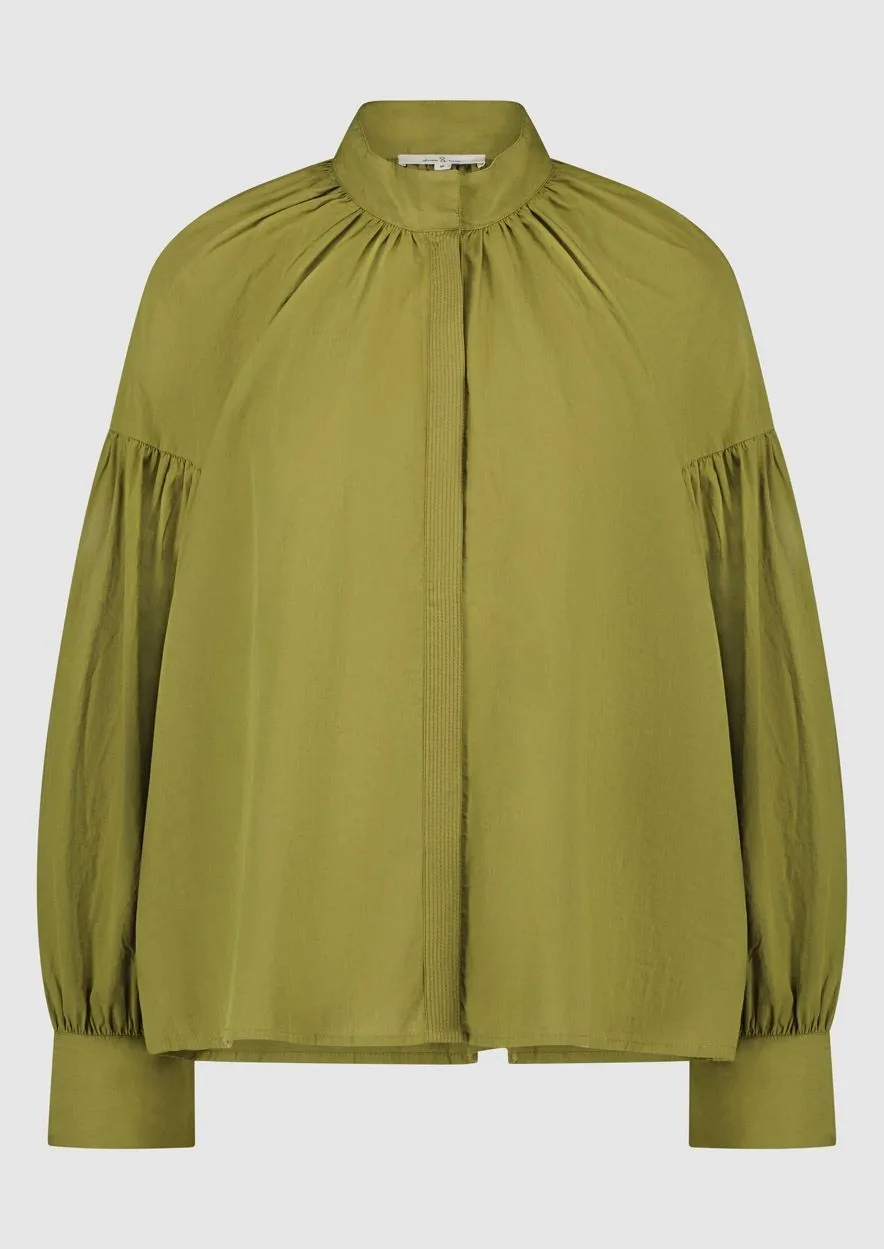 Xeni Blouse Olive Green